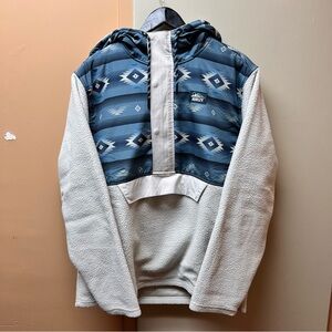 Hurley White Sherpa Jacket Size L